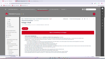 thumbnail of medium Vorlagen verwenden