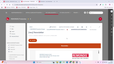 thumbnail of medium Newsletter hinzufügen